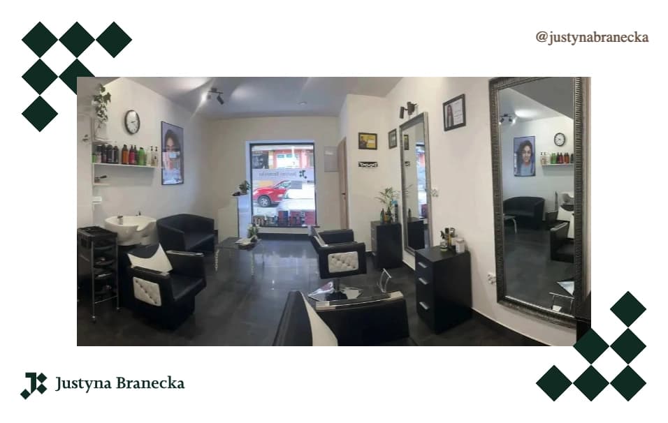 Salon fryzjerski - wnętrze